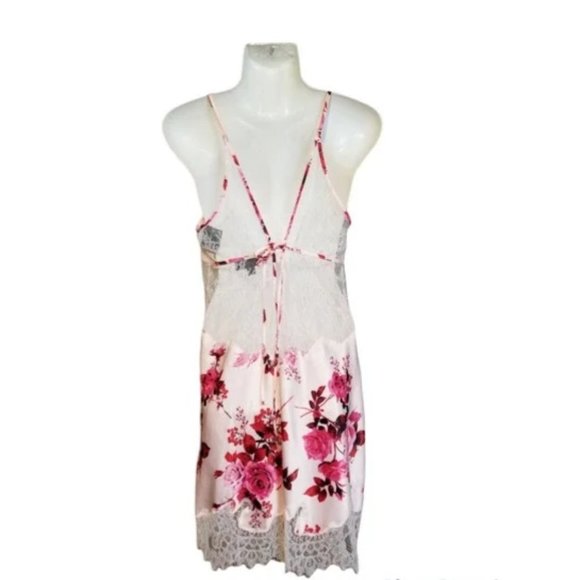 Inc Floral-Print Lace Chemise Nightgown, Small - Picture 4 of 4